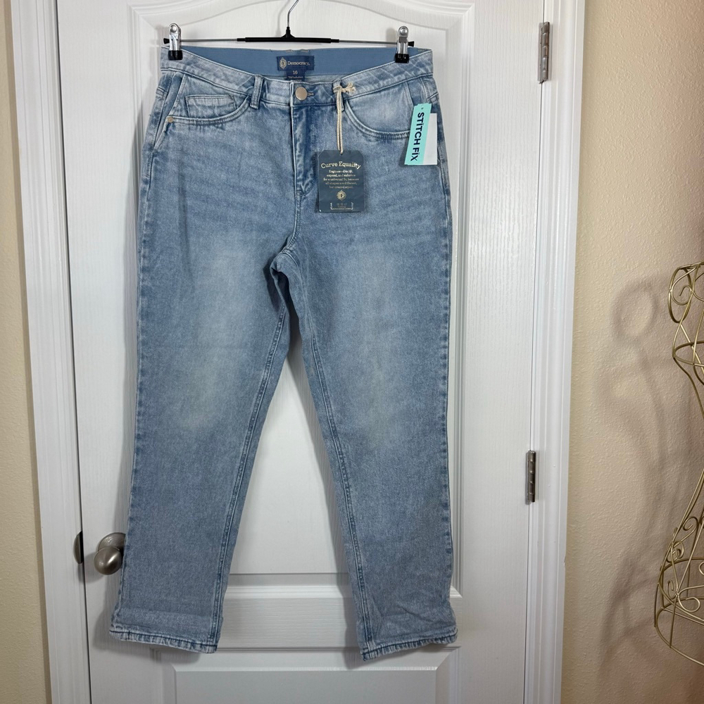 Women's Democracy Light Blue High Rise Jeans Size 16